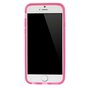 Roze transparante bumper hoesje iPhone 6 6s bescherming case