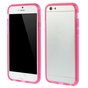 Roze transparante bumper hoesje geschikt voor iPhone 6 6s bescherming case