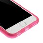 Roze transparante bumper hoesje iPhone 6 6s bescherming case