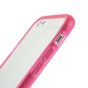 Roze transparante bumper hoesje iPhone 6 6s bescherming case