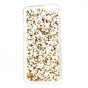 Doorzichtig TPU hoesje Snippertje bladgoud iPhone 6 Plus 6s Plus Gouden cover