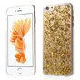 Doorzichtig TPU hoesje Snippertje bladgoud iPhone 6 Plus 6s Plus Gouden cover