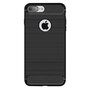 Zwart Carbon Armor iPhone 7 Plus 8 Plus TPU hoesje