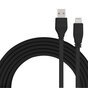 MOMAX MFi Lightning USB Cable 1 meter - Zwarte oplaadkabel
