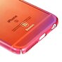 Baseus Glaze Doorzichtig Gradient hoesje iPhone 6 6s case - Geel Roze Transparant