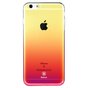 Baseus Glaze Doorzichtig Gradient hoesje iPhone 6 6s case - Geel Roze Transparant