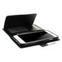 Mercury Wallet lederen portemonnee TPU case geschikt voor iPhone 6 6s - Bookcase Zwart