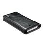 Caseme Oil Wallet lederen case geschikt voor iPhone 5 5s SE 2016 - Bookcase Zwart