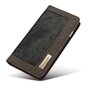 Caseme Canvas Wallet Fabric hoesje iPhone 6 6s Bookcase - Asgrijs Charcoal