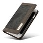 Caseme Canvas Wallet Fabric hoesje iPhone 6 6s Bookcase - Asgrijs Charcoal