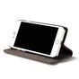 Caseme Canvas Wallet Fabric hoesje iPhone 6 6s Bookcase - Asgrijs Charcoal