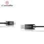 Caseme USB naar Micro USB kabel 1,2 meter - oplaadkabel zwart Android