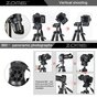 ZOMEi Q111 Professioneel aluminium Tripod Statief DSLR camera - schuimrubber grip