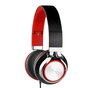 HD200 On-ear draadgebonden Stereo Koptelefoon - Microfoon Metallic Rood Zwart