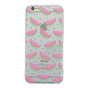 Watermeloen hoesje iPhone 6 6s TPU Transparante cover Meloen Fruit - Doorzichtig