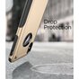 Shockproof Pro Armor iPhone X XS hoesje - Protection Case Goud - Extra Bescherming