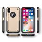 Shockproof Pro Armor iPhone X XS hoesje - Protection Case Goud - Extra Bescherming