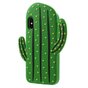 Silicone 3D cactus case iPhone X XS hoesje - Groen