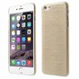 Brushed hardcase hoesje iPhone 6 6s - Beige