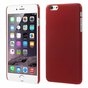 Stevige gekleurde hardcase geschikt voor iPhone 6 Plus 6s Plus Hoesje - Rood