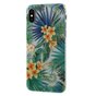 Tropische bladeren bloemen hoesje iPhone X XS - Transparant