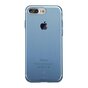 Baseus Simple Series doorzichtig hoesje iPhone 7 Plus 8 Plus - Blauw