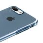 Baseus Simple Series doorzichtig hoesje iPhone 7 Plus 8 Plus - Blauw