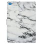 Marmer hoes marble case iPad 2017 2018 - Wit Grijs