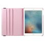Bloemen draaibaar hoesje geschikt voor iPad 2017 2018 - Roze