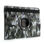 Camouflage hoes legerprint cover iPad 2017 2018 - Groen Wit Zwart