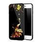 NXE Phoenix iPhone 6 6s hybride TPU PC case - Kristallen Zwart
