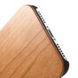 Kersenhout hoesje iPhone X XS hardcase - bruin