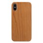 Kersenhout hoesje iPhone X XS hardcase - bruin