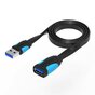 Vention A13 USB 3.0 Male naar Female verlengkabel dataoverdrachtskabel synchroniseer - Lengte 2m