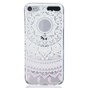 Mandala transparant hoesje patroon TPU case iPod Touch 5 6 7 - Wit Lichtroze