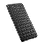 Baseus Weaving Case geweven geschikt voor iPhone 6 6s TPU hoesje - Zwart