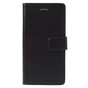 Mercury Blue Moon Bookcase wallet geschikt voor iPhone 6 6s Hoesje - Zwart Lederen