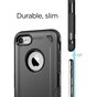 Shockproof Pro Armor hoesje voor iPhone 7 8 SE 2020 SE 2022 - Black case