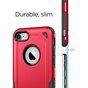 Shockproof Pro Armor iPhone 7 8 SE 2020 SE 2022 hoesje - Protection Case Rood Red