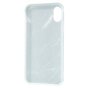 Marmer hoesje TPU marble case iPhone X XS - Zwart