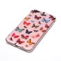 Vlinders TPU hoesje transparant case iPhone 7 Plus 8 Plus - Kleurrijk