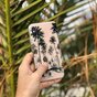 Tinystories geillustreerde palmbomen hoesje iPhone X XS - Roze Palm Case