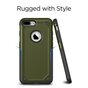 Pro Armor Army Green beschermend hoesje iPhone 7 Plus 8 Plus - Groen Case