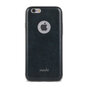 Moshi iGlaze Napa iPhone 6 6s - Zwart Donkerblauw leer