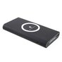 Universele powerbank en Qi draadloze oplaad pad 10.000 mAh - Zwart