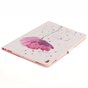 Bloem rustiek klaphoes hoes iPad Air 3 (2019) &amp; iPad Pro 10.5 inch - Wit Roze