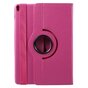 Lederen iPad Air 3 (2019) &amp; iPad Pro 10.5 inch draaibaar cover case - Roze Standaard