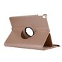 Lederen iPad Air 3 (2019) &amp; iPad Pro 10.5 inch draaibaar cover case - Goud Standaard