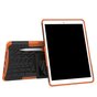 Hybride TPU Polycarbonaat iPad Air 3 (2019) &amp; iPad Pro 10.5 inch case - Oranje Profiel Standaard