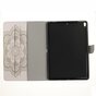 Mandala Lederen Wallet iPad Air 3 (2019) &amp; iPad Pro 10.5 inch case - Wit Standaard